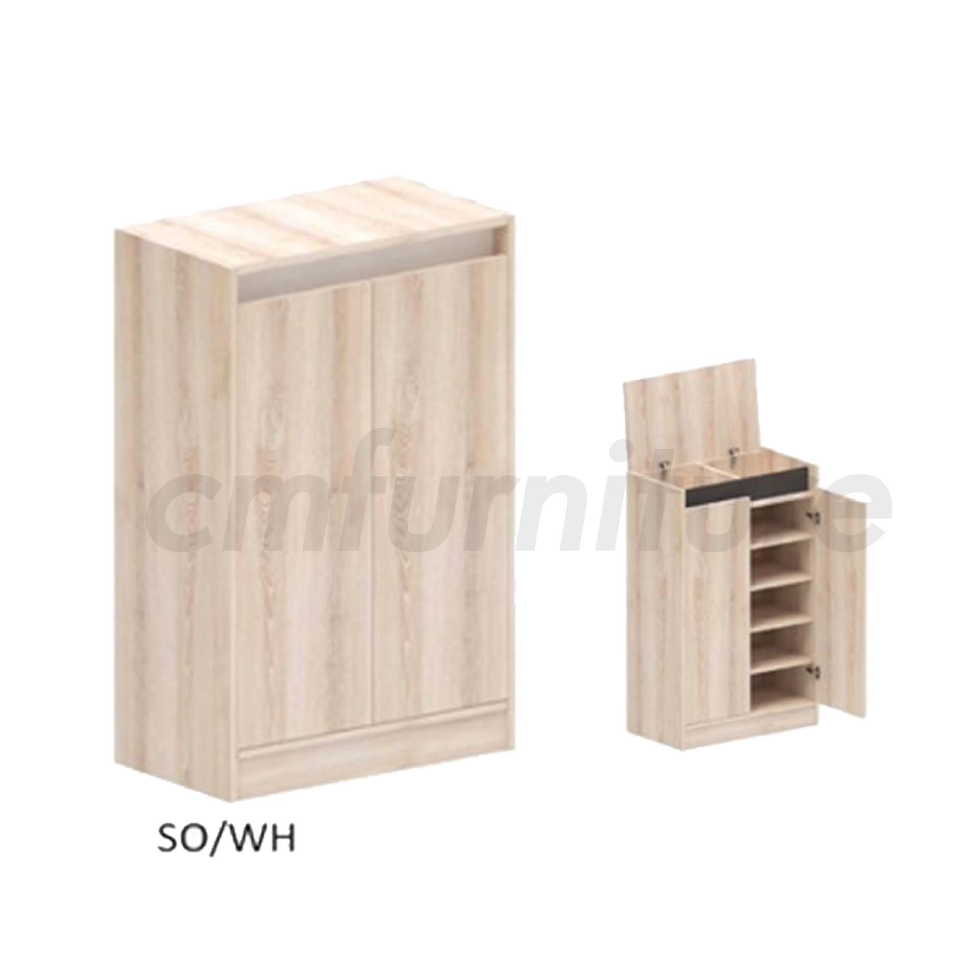 shoe cabinet WS-631 SO/WH