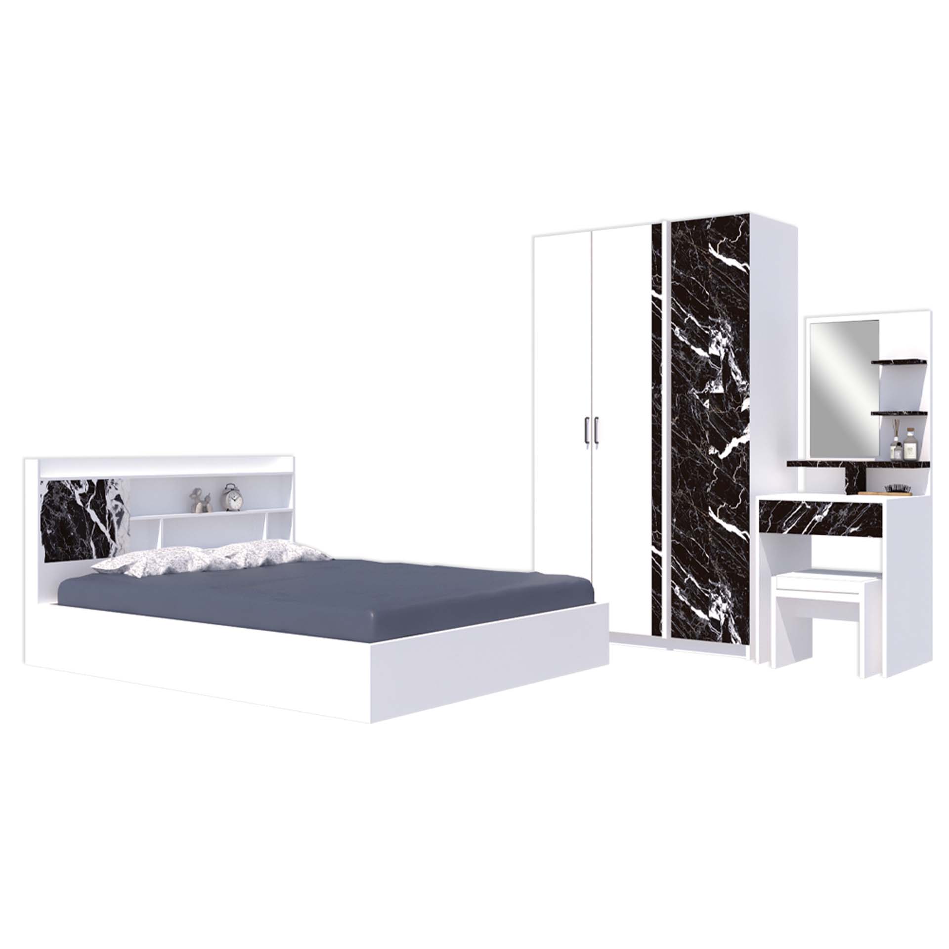 Marble bedroom set 4