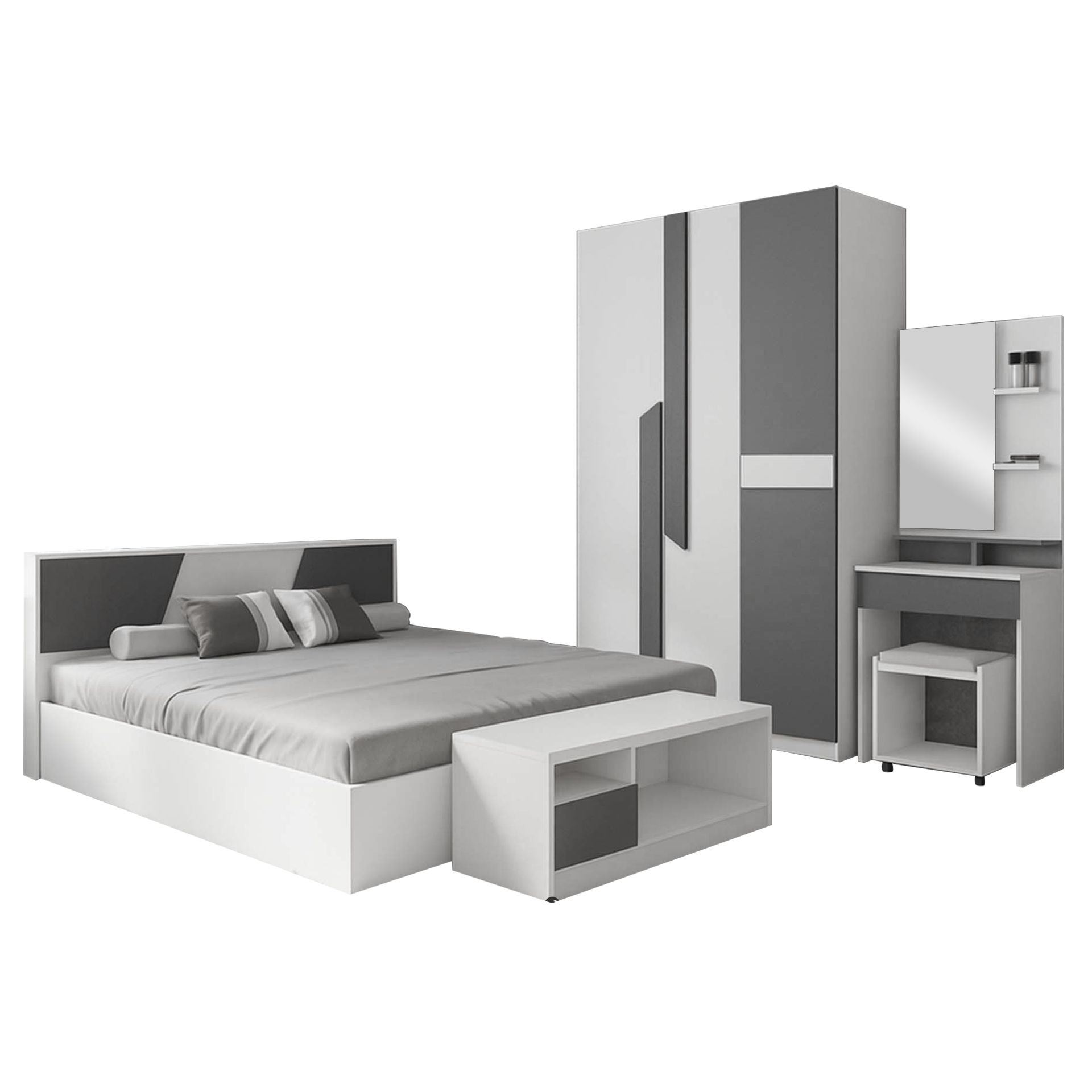 ชุดห้องนอน ลูน่า Luna 5+1 ชิ้น