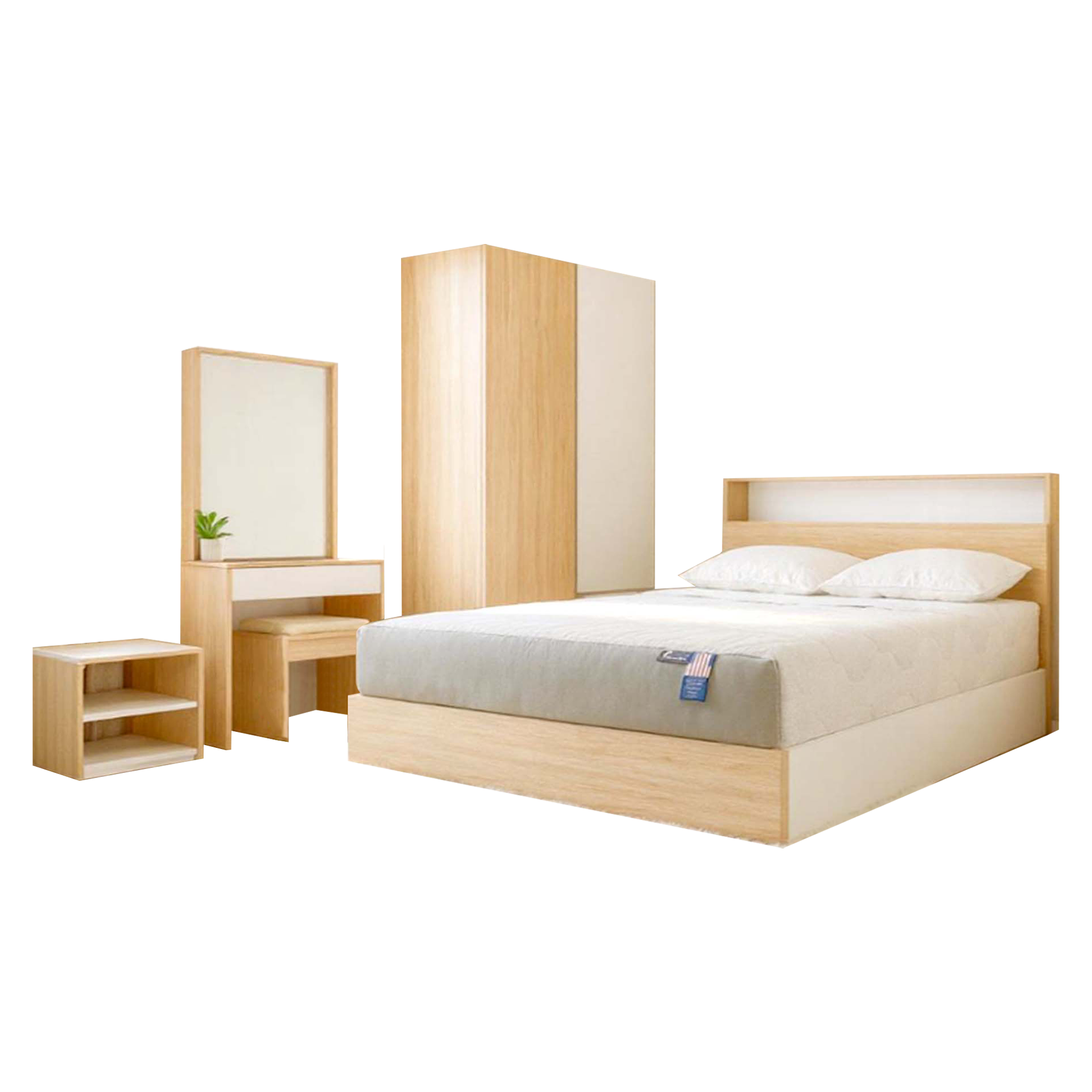 ชุดห้องนอน ชิบะ Shiba 4+1 ชิ้น