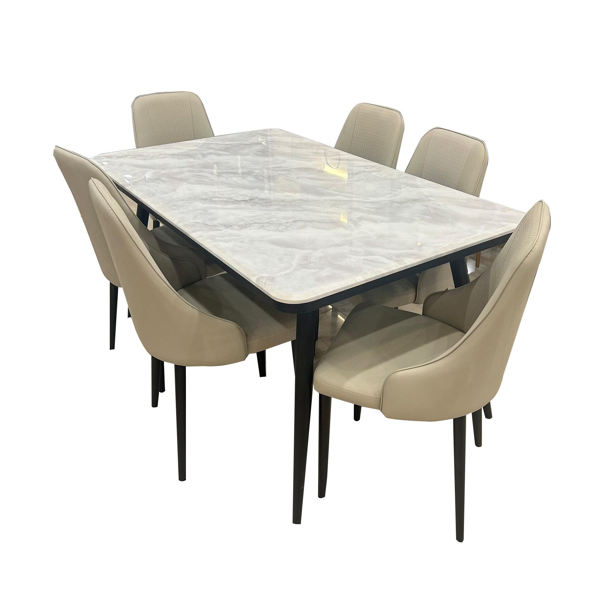 โต๊ะอาหารหินเจค็อป jc 6 ที่นั่ง