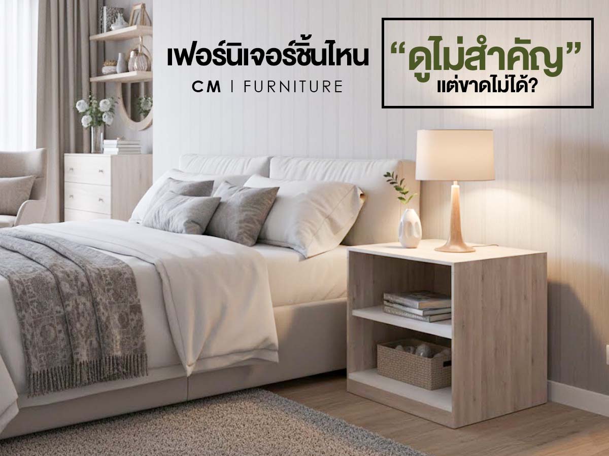 เฟอร์นิเจอร์ชิ้นไหน “ดูไม่สำคัญ” แต่ขาดไม่ได้?