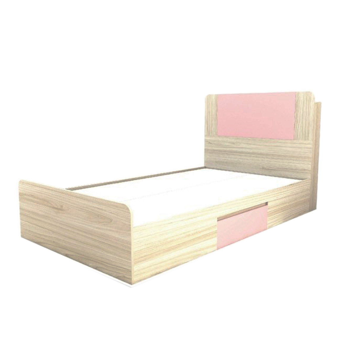 NEW เตียง รุ่น B-3508 สี WOLP