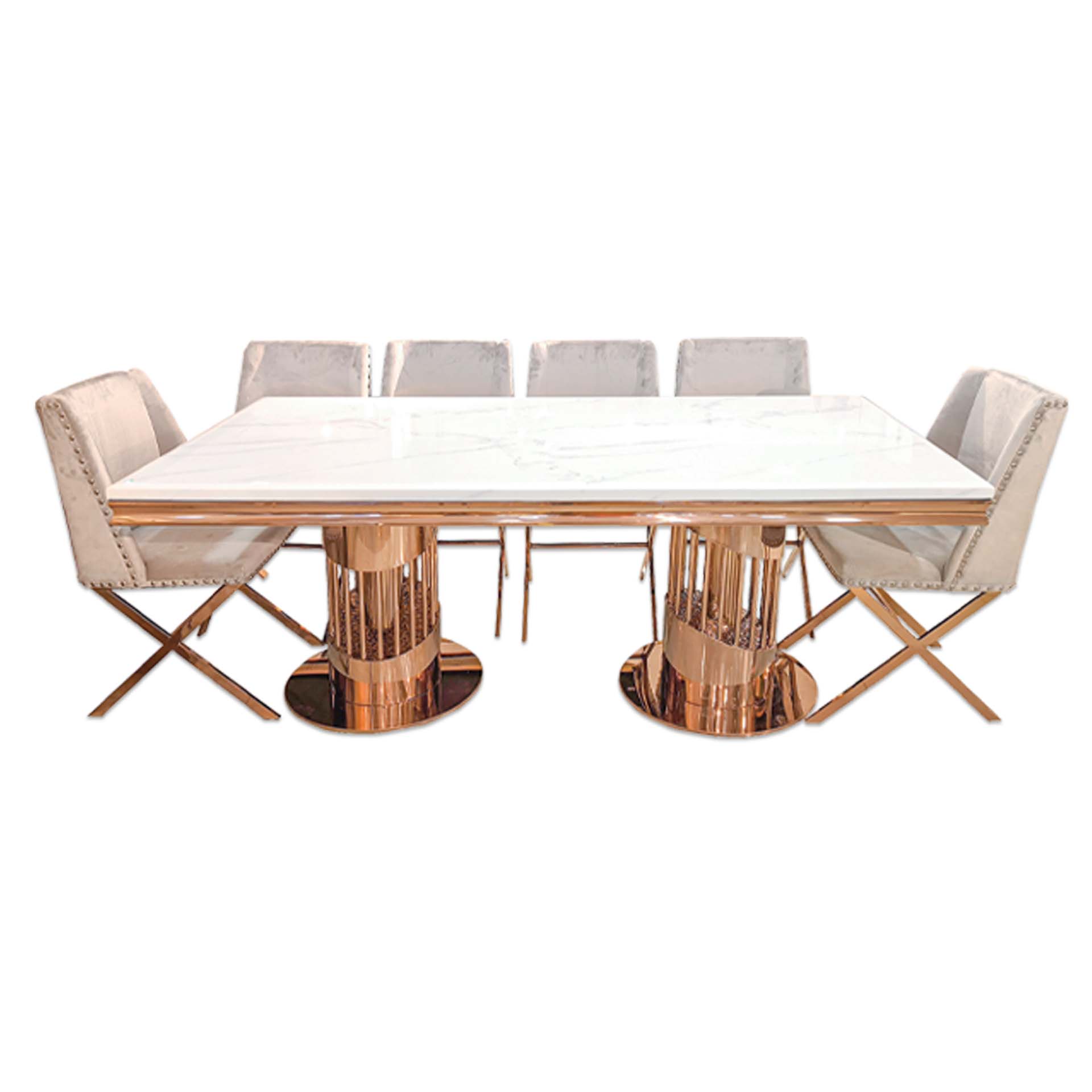 โต๊ะอาหารหิน 6 ที่นั่ง รุ่น โมเอน่า